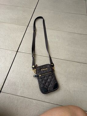 MZ Wallace Quilted Crossbody Phone Pouch